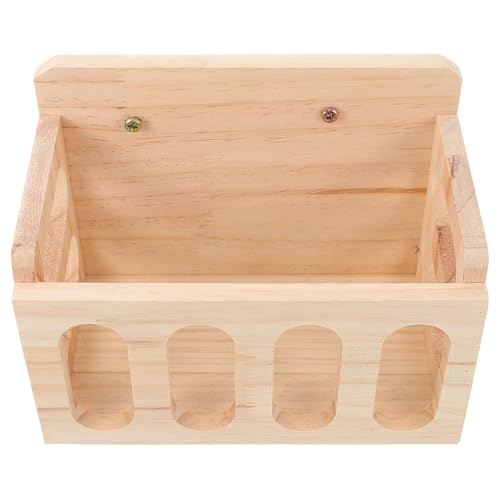 CLISPEED Holz Futterhalter für Kleintiere Heufutterspender für Kaninchen und Meerschweinchen Langlebiger Sicherer Futterständer zur Hygienischen Grasfütterung im Käfig Glatte Oberfläche CLISPEED Holz Futterhalter für Kleintiere Heufutterspender für Kaninchen und Meerschweinchen Langlebiger Sicherer Futterständer zur Hygienischen Grasfütterung im Käfig Glatte Oberfläche von CLISPEED