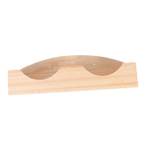 CLISPEED Holz Futterspender mit Abnehmbarem Heurack für Kaninchen und Kleintiere Grasshalter zur Futteraufbewahrung Verschwendung Einfache Passend für Käfige von Meerschweinchen und von CLISPEED