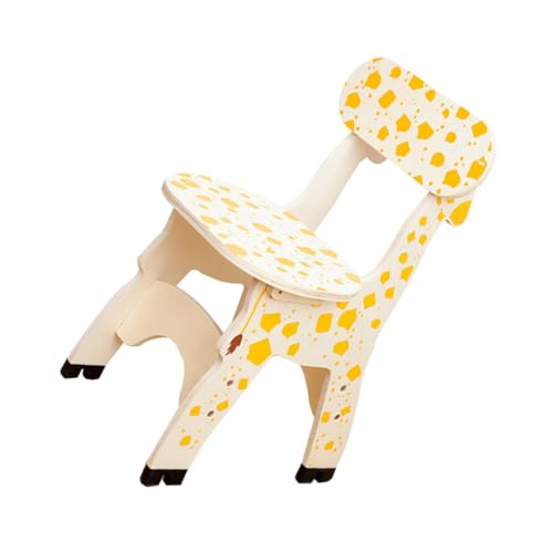 CLISPEED Holz Giraffen Kinderstuhl mit Rückenlehne für Frühkindliche Bildung Spielerisches Design Leicht zu Reinigen Sicherer und Bequemer Sitz für Kinderzimmer und Spielzimmer CLISPEED Holz Giraffen Kinderstuhl mit Rückenlehne für Frühkindliche Bildung Spielerisches Design Leicht zu Reinigen Sicherer und Bequemer Sitz für Kinderzimmer und Spielzimmer von CLISPEED