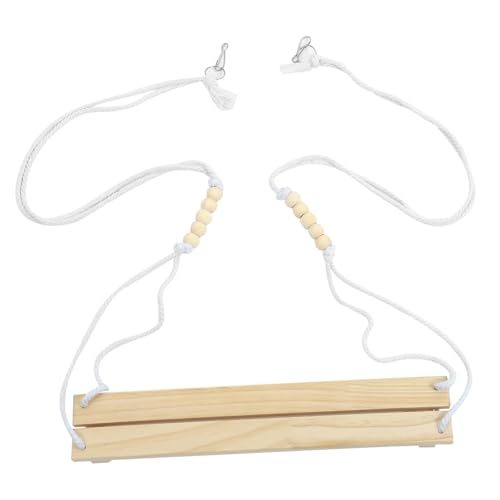 CLISPEED Holz Hühner Sitzstange Schaukel Standspielzeug für Hühner und Vögel Robust Natürlich Sicher für Hühnerstall Vogelkäfig Geeignet zur Unterhaltung und Balanceförderung von CLISPEED