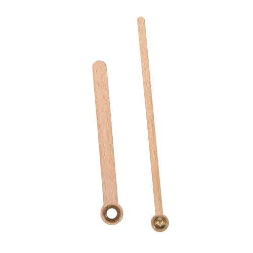 CLISPEED Holz Uhrzeiger Langlebige Wanduhr Zeiger Ersatzteile Einfache Installation Geeignet für DIY Uhrenreparatur Kompatibel mit Meisten Wanduhrmodellen Hochwertiges Handwerkszubehör von CLISPEED