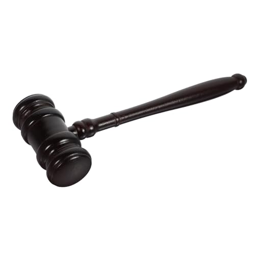 CLISPEED Holzrichterhammer aus Langlebigem Holz Glatte Oberfläche Komfortabler Griff für Auktionen Gerichtsrollen und für Juristen Auktionatoren Vorsitzende und Rechtsbeistände von CLISPEED