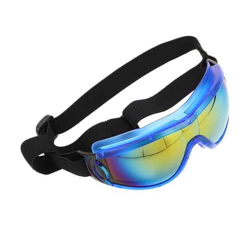 CLISPEED Sonnenbrille Für Hunde Mit Uv-Schutz Verstellbarem Riemen Winddichtem Design Passend Für Mittelgroße Bis Große Rassen Beschlagfreie Gläser Für Outdoor-aktivitäten von CLISPEED