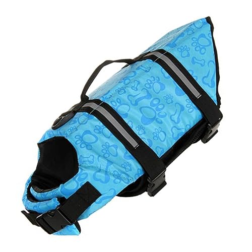 CLISPEED Hundeschwimmweste mit Reflektierenden Streifen Sicherheitsweste für Verschiedenen für Pool Strand und Bootsfahrten Stilvolles Design und Hohe Sichtbarkeit für Wasserabenteuer von CLISPEED