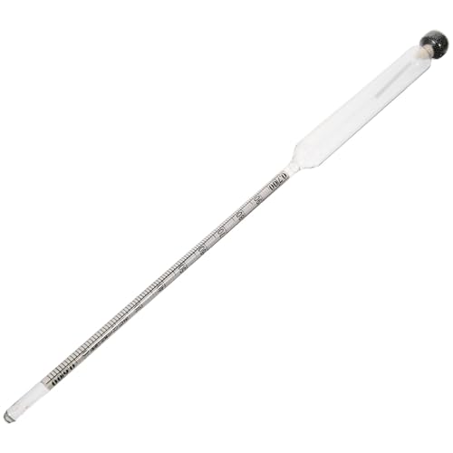 CLISPEED Hydrometer für Petroleum und Schlamm Messgerät aus Glas Korrosionsbeständig Langlebig Vielseitig Einsetzbar für Labor und Industrie Zuverlässiges Wiederverwendbares von CLISPEED
