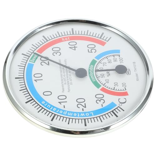 CLISPEED Hygrometer Thermometer für und Außen Präzises Temperatur und Feuchtigkeitsmessgerät mit Wandhalterung für Garten Büro Gewächshaus und CLISPEED Hygrometer Thermometer für und Außen Präzises Temperatur und Feuchtigkeitsmessgerät mit Wandhalterung für Garten Büro Gewächshaus und von CLISPEED