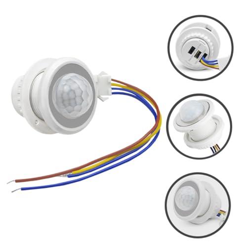 CLISPEED Infrarot Bewegungsmelder LED Sensor Controller Pir Schalter für Decken LED leuchten Energiesparend Stabile Steuerung Geeignet für Innenräume Einfache Montage und Langlebige CLISPEED Infrarot Bewegungsmelder LED Sensor Controller Pir Schalter für Decken LED leuchten Energiesparend Stabile Steuerung Geeignet für Innenräume Einfache Montage und Langlebige von CLISPEED