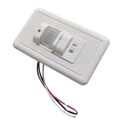 CLISPEED Infrarot Bewegungsmelder Lichtschalter Weiß Wandmontage Automatischer Pir Sensor Einstellbar Für Innenbereiche Treppenbeleuchtung Lichtsteuerung US Standard CLISPEED Infrarot Bewegungsmelder Lichtschalter Weiß Wandmontage Automatischer Pir Sensor Einstellbar Für Innenbereiche Treppenbeleuchtung Lichtsteuerung US Standard von CLISPEED