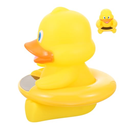CLISPEED Junge Mädchen Badethermometer Schwimmendes Digitales Wassertemperaturmessgerät mit Niedlichem Enten design Sicherer Badewannenthermometer Multifunktional für Babywanne Pool Spa von CLISPEED