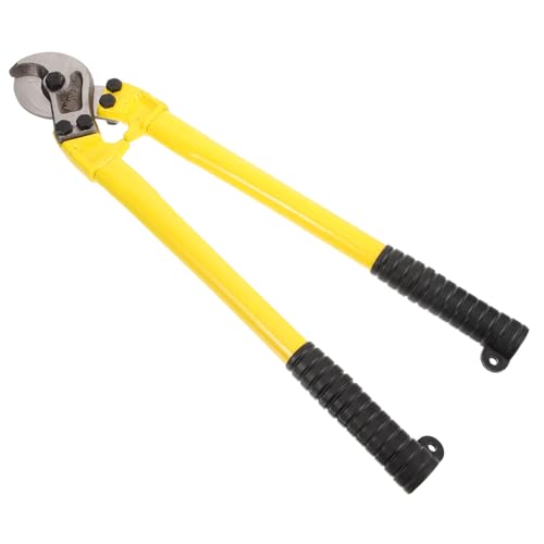 CLISPEED Kabelschneider Manuell Ergonomischer Drahtseilschneider Präzises Schneiden für Treppen Seilkabel Langlebiges Elektrikerwerkzeug mit Komfortablem Griff Saubere Kabelenden CLISPEED Kabelschneider Manuell Ergonomischer Drahtseilschneider Präzises Schneiden für Treppen Seilkabel Langlebiges Elektrikerwerkzeug mit Komfortablem Griff Saubere Kabelenden von CLISPEED