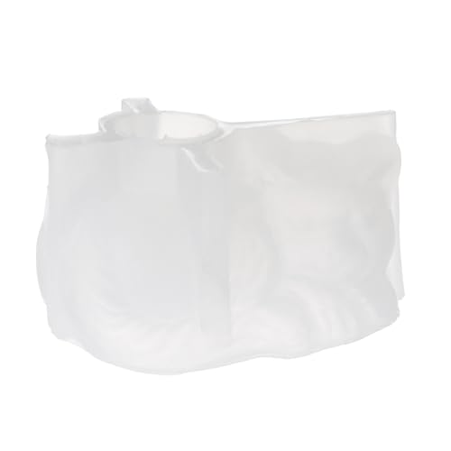 CLISPEED Katzen Silikonform Pflanzgefäßform Blumentopf Silikonform Blumentopfformen Silikon Töpferformen Sukkulenten Topfformen Silikonformen Für Harzguss Betonformen Weißes von CLISPEED