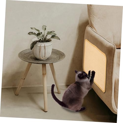 CLISPEED Katzen kratzmatte aus Robustem Sisal Verschleißfester Katzenschoner für Möbel und Böden Kratzfestes Kratzbrett für Katzen und Kätzchen Schützendes Kratzspielzeug für Innenbereich CLISPEED Katzen kratzmatte aus Robustem Sisal Verschleißfester Katzenschoner für Möbel und Böden Kratzfestes Kratzbrett für Katzen und Kätzchen Schützendes Kratzspielzeug für Innenbereich von CLISPEED