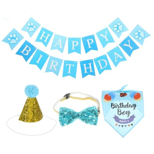 CLISPEED Katzengeburtstags mit Geburtstagsmütze Schleifen Halsband und Party Banner Niedliches Katzenparty Zubehör für Geburtstagsfeiern Kreative Katzendeko Angenehmes Tragegefühl CLISPEED Katzengeburtstags mit Geburtstagsmütze Schleifen Halsband und Party Banner Niedliches Katzenparty Zubehör für Geburtstagsfeiern Kreative Katzendeko Angenehmes Tragegefühl von CLISPEED