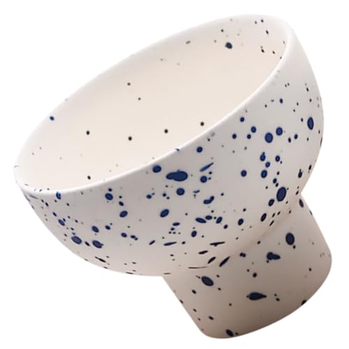 CLISPEED Keramik Eiscremeschale mit Fuß Kleine Blaue Dessert und Snackschale aus Langlebiger Spülmaschinenfester Keramik für Eis Milch Obstsalat und Süßspeisen CLISPEED Keramik Eiscremeschale mit Fuß Kleine Blaue Dessert und Snackschale aus Langlebiger Spülmaschinenfester Keramik für Eis Milch Obstsalat und Süßspeisen von CLISPEED