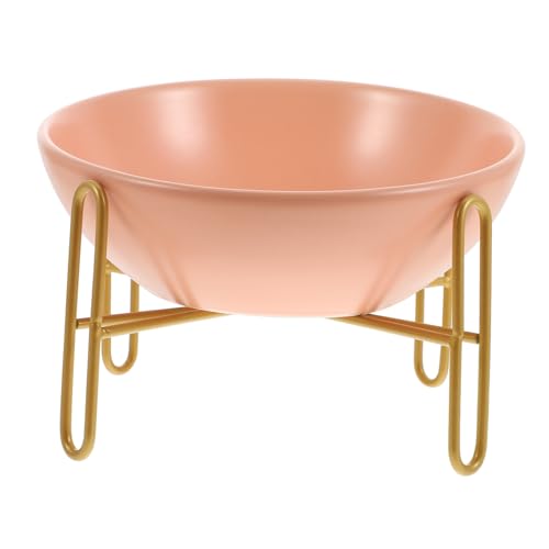 CLISPEED Keramik Katzen Futternapf mit Ständer Orange Erhöhter Napf zur Entlastung Katzenhalses rutschfest Leicht zu Reinigen für Kleine Katzen und Hunde CLISPEED Keramik Katzen Futternapf mit Ständer Orange Erhöhter Napf zur Entlastung Katzenhalses rutschfest Leicht zu Reinigen für Kleine Katzen und Hunde von CLISPEED