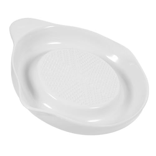 CLISPEED Keramik Reibeplatte Food Plate aus Porzellan Hitzebeständig Spülmaschinenfest Große Fläche mit Zwei Ausgießhaltern zum Reiben von Ingwer Knoblauch Obst und Gemüse für Babynahrung CLISPEED Keramik Reibeplatte Food Plate aus Porzellan Hitzebeständig Spülmaschinenfest Große Fläche mit Zwei Ausgießhaltern zum Reiben von Ingwer Knoblauch Obst und Gemüse für Babynahrung von CLISPEED