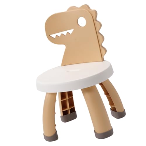CLISPEED Dinosaurier-kinderstuhl Mit Rückenlehne Sicherer Rutschfester Hocker Für Kleinkinder Zum Sitzen Und Spielen Bunte Farben Für Jungen Und Mädchen Für Zuhause Und Kindergärten von CLISPEED