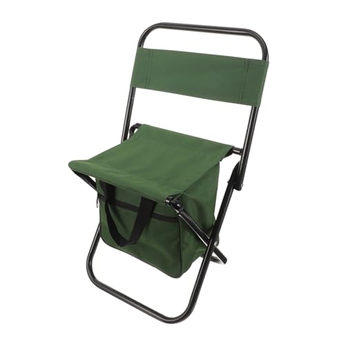 CLISPEED Klappbarer Outdoor Campingstuhl mit Rückenlehne und Multifunktionalem Stauraum Leichter Faltbarer Angelstuhl für Erwachsene Tragbarer Klapphocker für Angeln und Erholung in Grün CLISPEED Klappbarer Outdoor Campingstuhl mit Rückenlehne und Multifunktionalem Stauraum Leichter Faltbarer Angelstuhl für Erwachsene Tragbarer Klapphocker für Angeln und Erholung in Grün von CLISPEED