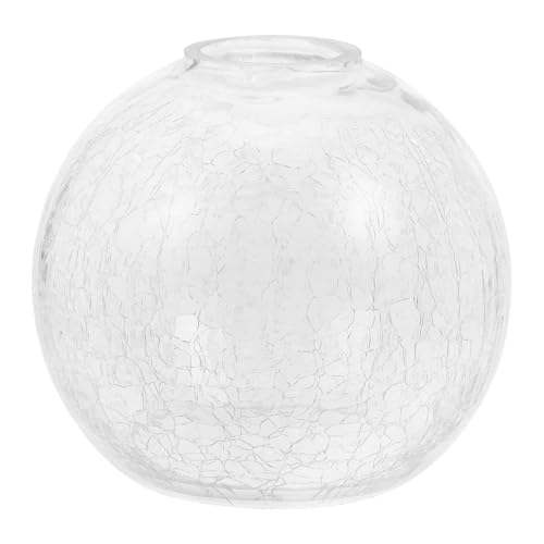 CLISPEED Klarer Glasschirm mit Riss Finish Ersatzglas für Pendelleuchten Geeignet für Kronleuchter und Deckenlampen Fassung CLISPEED Klarer Glasschirm mit Riss Finish Ersatzglas für Pendelleuchten Geeignet für Kronleuchter und Deckenlampen Fassung von CLISPEED
