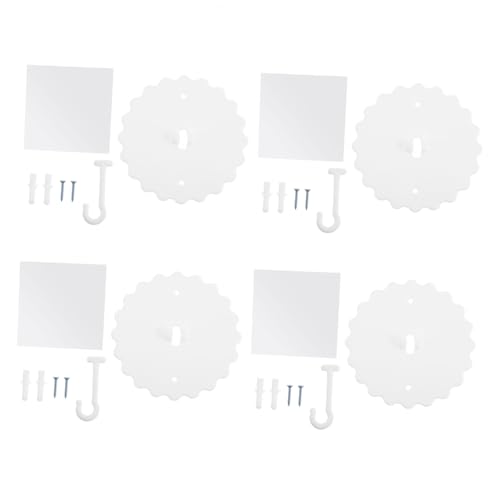 CLISPEED Klebehaken für Betthimmel Kunststoff Deckenaufhänger Einfacher Netzhaken für Moskitonetz Weiß Sicherer Halt ohne Bohren für Schlafzimmer und Kinderbetten CLISPEED Klebehaken für Betthimmel Kunststoff Deckenaufhänger Einfacher Netzhaken für Moskitonetz Weiß Sicherer Halt ohne Bohren für Schlafzimmer und Kinderbetten von CLISPEED