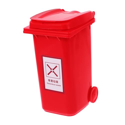 CLISPEED Kleiner Recyclingbehälter für Schreibtisch Praktischer Abfalleimer mit Deckel zur Abfalltrennung und Stifthalterung für Büro Zuhause und Studentenwohnheim CLISPEED Kleiner Recyclingbehälter für Schreibtisch Praktischer Abfalleimer mit Deckel zur Abfalltrennung und Stifthalterung für Büro Zuhause und Studentenwohnheim von CLISPEED