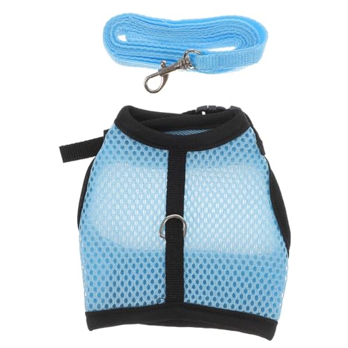 CLISPEED Kleintier Geschirr Leine Meerschweinchen Tragbare Führleine Haustierkostüm Langlebig Atmungsaktiv Sicher für Kaninchen und Hamster CLISPEED Kleintier Geschirr Leine Meerschweinchen Tragbare Führleine Haustierkostüm Langlebig Atmungsaktiv Sicher für Kaninchen und Hamster von CLISPEED