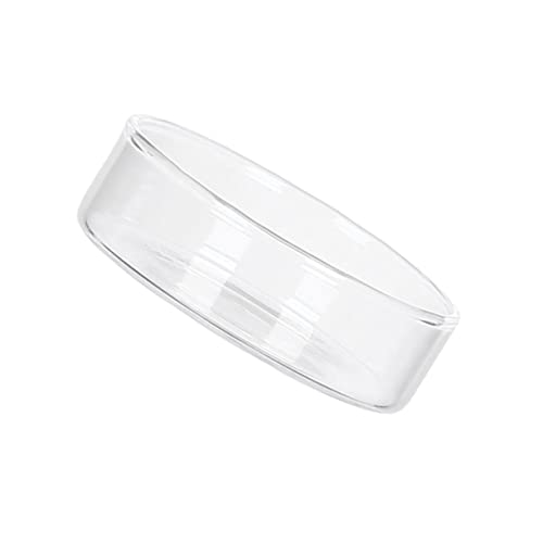 CLISPEED 1stück Kreative Glasplatte Für Desserts Transparent Elegante Servierplatte Für Süßigkeiten Kuchen Und Snacks Für Hochzeiten Partys Und Besondere Anlässe von CLISPEED