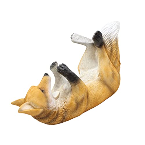 CLISPEED Wolfsform Rotweinregal Aus Kunstharz Weinständer Für Weinliebhaber Weinaufbewahrungsständer Orange von CLISPEED