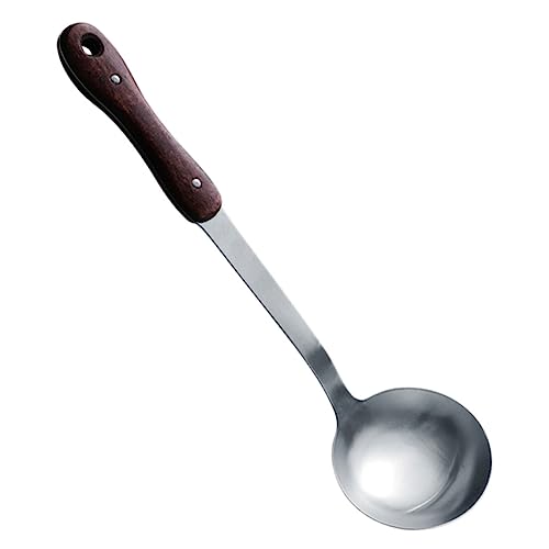 CLISPEED Küchenutensilien mit Holzgriff Hitzebeständiger Pfannenwender und Suppenlöffel Langlebiges Kochbesteck mit Isoliertem Griff Sicherer Servierlöffel für Haushalt und Buffet CLISPEED Küchenutensilien mit Holzgriff Hitzebeständiger Pfannenwender und Suppenlöffel Langlebiges Kochbesteck mit Isoliertem Griff Sicherer Servierlöffel für Haushalt und Buffet von CLISPEED