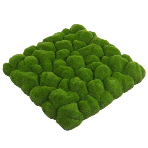 CLISPEED Künstliches Moospaneel Grün Langlebige Moosschaumplatte UV Beständig Installieren Dekoratives Moos Panel für Innenräume Wanddekoration Pflegeleicht Fake Moss Decor von CLISPEED