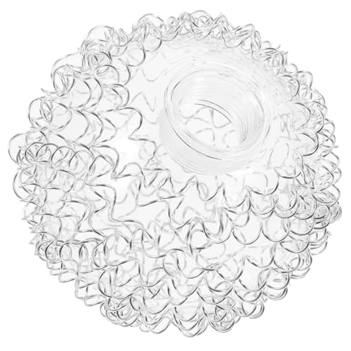 CLISPEED Kugel Lampenschirm aus Ersatz für Pendelleuchten mit Fassung Design mit Aluminiumdraht für Deckenlampe Tischlampe und CLISPEED Kugel Lampenschirm aus Ersatz für Pendelleuchten mit Fassung Design mit Aluminiumdraht für Deckenlampe Tischlampe und von CLISPEED
