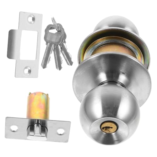 CLISPEED Kugel Türknauf Schloss Robustes und Langlebiges Türschloss für Zuhause Einfache Installation Pflege für Schlafzimmer und Zimmertüren Design mit Komfortablem Griff von CLISPEED