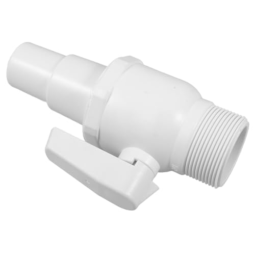 CLISPEED Kugelhahn mit Beidseitigem Durchfluss für Poolfilter und Skimmer Langlebig Einfache Installation Kompatibel für Effiziente Wassersteuerung im Schwimmbad von CLISPEED
