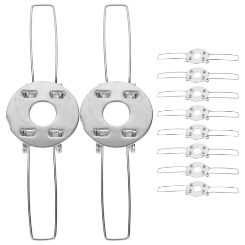 CLISPEED Lampenschirm-Federhalterung 10 Stück Lampen-Clip-Adapter Glühbirne-Clip-Adapter Runder Lampenschirm-Halter Pendelleuchte Diy-Federklemme Für Lampenschirm Eisen-Lampenfassung von CLISPEED