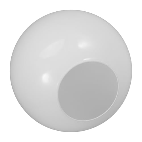 CLISPEED Lampenschirm Kugel Lampenabdeckung Rund für Tischlampe Wandleuchte und Pendelleuchte und Design Installieren Vielseitig Einsetzbar von CLISPEED