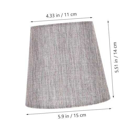 CLISPEED Lampenschirm Leinen Stoff Haushaltslampe Ersatzschirm für Tisch Steh Wandlampen Weiches Licht Langlebig Installieren Dekorativer Lampenüberzug für Wohn Schlafzimmer CLISPEED Lampenschirm Leinen Stoff Haushaltslampe Ersatzschirm für Tisch Steh Wandlampen Weiches Licht Langlebig Installieren Dekorativer Lampenüberzug für Wohn Schlafzimmer von CLISPEED