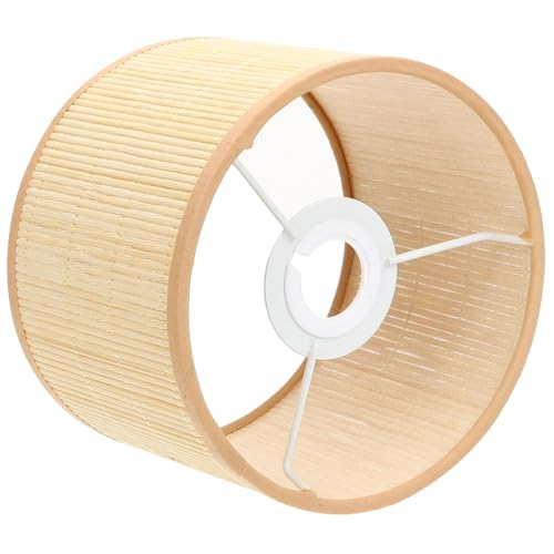 CLISPEED Lampenschirm Retro Stil Rattan Lampenschirm Fassung für Tischlampe Wandlampe Wohnraum Dekoration Verarbeitet Stabil und Vielseitig Einsetzbar CLISPEED Lampenschirm Retro Stil Rattan Lampenschirm Fassung für Tischlampe Wandlampe Wohnraum Dekoration Verarbeitet Stabil und Vielseitig Einsetzbar von CLISPEED