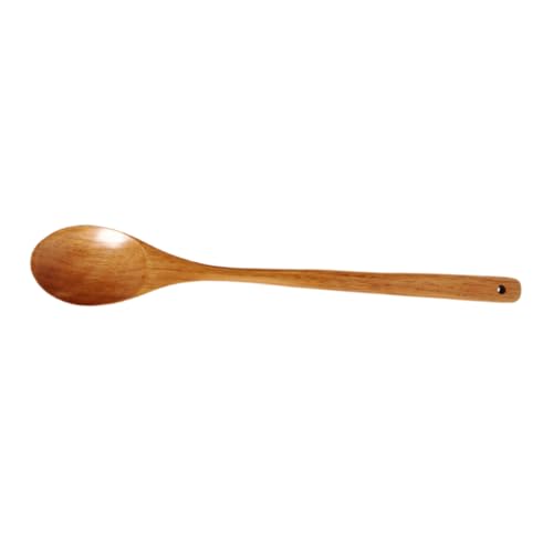 CLISPEED Langer Holz Kochlöffel mit Ergonomischem Griff zum Rühren Servieren und Braten Leicht Hitzeisoliert und Schonend für Ihre Kochgeräte Küchenutensil für und Profikoch von CLISPEED