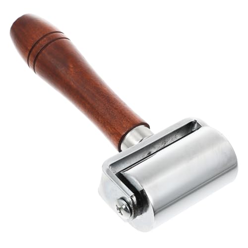 CLISPEED Leder Pressroller mit Holzgriff Hochwertiges Andrückwerkzeug für Lederverarbeitung zum Glätten von Kanten für Präzises Verkleben CLISPEED Leder Pressroller mit Holzgriff Hochwertiges Andrückwerkzeug für Lederverarbeitung zum Glätten von Kanten für Präzises Verkleben von CLISPEED