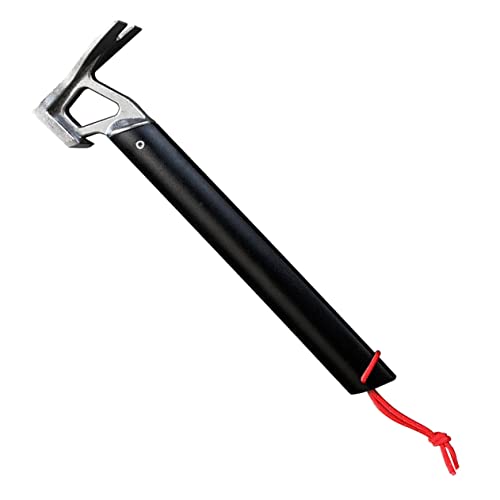 CLISPEED Leichter Aluminiumlegierung Zelthammer mit Integriertem Flaschenöffner Multifunktional als Hammer und Zeltnagelzieher Rostfreier mit Trageschlaufe für Camping und Outdoor CLISPEED Leichter Aluminiumlegierung Zelthammer mit Integriertem Flaschenöffner Multifunktional als Hammer und Zeltnagelzieher Rostfreier mit Trageschlaufe für Camping und Outdoor von CLISPEED