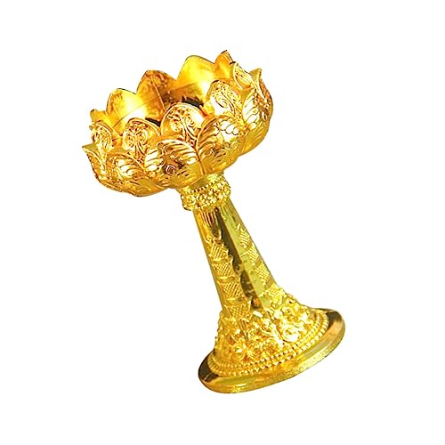 CLISPEED Lotusförmiger Kerzenhalter aus Leichtem Multifunktional für Buddhistische Tempel Hochzeitsdeko und Meditationsraum Eleganter Lotus Teelichthalter für Buddha und CLISPEED Lotusförmiger Kerzenhalter aus Leichtem Multifunktional für Buddhistische Tempel Hochzeitsdeko und Meditationsraum Eleganter Lotus Teelichthalter für Buddha und von CLISPEED