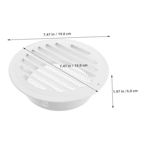 CLISPEED Lüftungsgitter mit Flacher Haube Wetterfeste Abluftabdeckung für Küchenabzug Robuste Außenwand Belüftung Langlebiger Ventilatorenschutz Effiziente Luftzirkulation Modernes Design CLISPEED Lüftungsgitter mit Flacher Haube Wetterfeste Abluftabdeckung für Küchenabzug Robuste Außenwand Belüftung Langlebiger Ventilatorenschutz Effiziente Luftzirkulation Modernes Design von CLISPEED