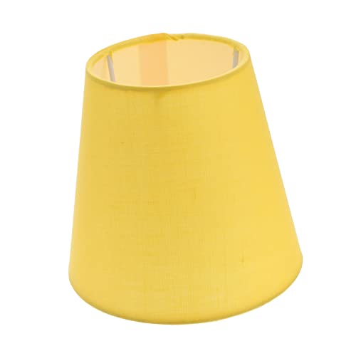 CLISPEED Makkaronlampenecke Lampenschirm groß Stoff Ersatz Tuch helle Farbtöne dekorativer Lampenschirm Boho-Hängelampenschirm Retro -Lampenschatten Tischlampenschirm Deckenschatten Gelb CLISPEED Makkaronlampenecke Lampenschirm groß Stoff Ersatz Tuch helle Farbtöne dekorativer Lampenschirm Boho-Hängelampenschirm Retro -Lampenschatten Tischlampenschirm Deckenschatten Gelb von CLISPEED