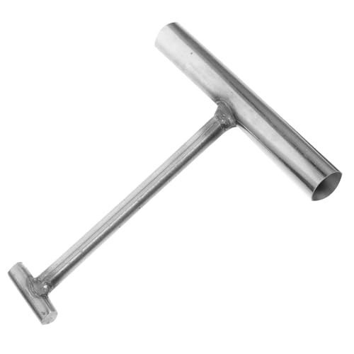 CLISPEED Manhole Cover Hook aus Rostfreiem Stabile Hebehaken mit Ergonomischem Griff Vielseitiges Hebewerkzeug für Rolltore Schiebetüren und Schwere Lasten Langlebig und Rostfrei Lang von CLISPEED