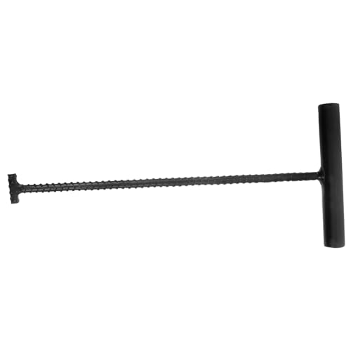 CLISPEED Manhole Cover Lifting Hook Stahl Hebehaken mit Komfortgriff Robust Langlebig für Müheloses Anheben von Gullideckeln im Außenbereich von CLISPEED