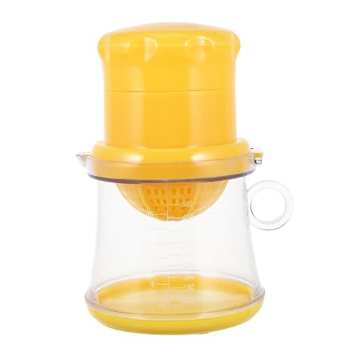 CLISPEED Manuelle Fruchtpresse Orange Squeezer aus Robustem Material Tragbar und Einfach zu Reinigen für Frischen Saft Küche Kompakt und Effizient für Obst Wie Orange und Zufällige Farbe von CLISPEED
