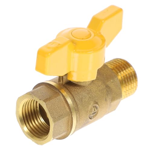 CLISPEED Messing Kugelhahn Absperrventil für mit Robuster Konstruktion Fein Regelbar Einfache Montage Langlebig für Industrie und Gewerbe Geeignet Korrosionsbeständig Vielseitig Einsetzbar CLISPEED Messing Kugelhahn Absperrventil für mit Robuster Konstruktion Fein Regelbar Einfache Montage Langlebig für Industrie und Gewerbe Geeignet Korrosionsbeständig Vielseitig Einsetzbar von CLISPEED