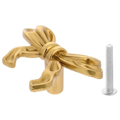 CLISPEED Messinggriffe Möbel Vintage Bowknot Schrankgriff Kompakter Schubladenknauf für Schuhschränke Kleiderschränke Bücherregale und Kommoden Einfache Montage und Vielseitige Anwendung CLISPEED Messinggriffe Möbel Vintage Bowknot Schrankgriff Kompakter Schubladenknauf für Schuhschränke Kleiderschränke Bücherregale und Kommoden Einfache Montage und Vielseitige Anwendung von CLISPEED