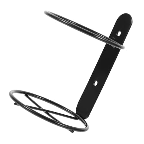 CLISPEED Metall Weinregal Wandmontage Einzelner Flaschenhalter Schwarzes Weinregal Zur Wandbefestigung Für Zuhause Bar Restaurant Elegante Weinflaschenpräsentation Robust Und Praktisch von CLISPEED