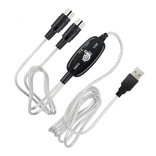 CLISPEED Midi USB Kabel Verbindungsleitung für Elektronische Musikinstrumente an Pc Einfache Installation Kompatibel mit Windows Hohe Stabilität und Schnelle Datenübertragung CLISPEED Midi USB Kabel Verbindungsleitung für Elektronische Musikinstrumente an Pc Einfache Installation Kompatibel mit Windows Hohe Stabilität und Schnelle Datenübertragung von CLISPEED
